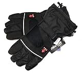 Thermrup Beheizbare Handschuhe mit 4 Stufen Temperaturregler, wasserabweichend atmungsaktive mit Thinsulate 3M, Akkubetrieb (L)
