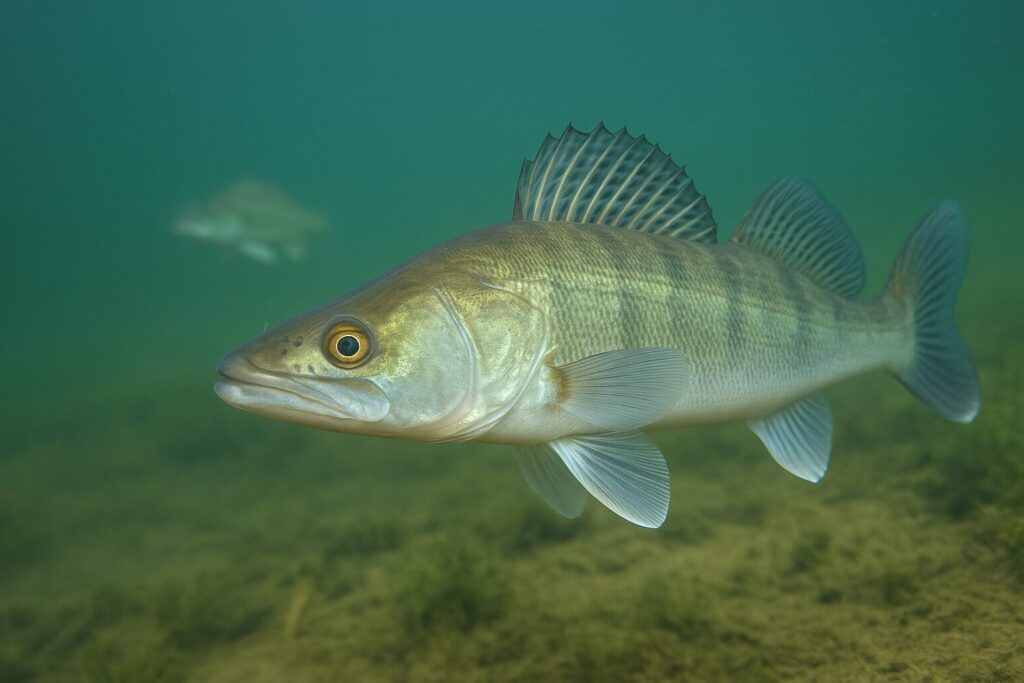 Der Zander ist ein beliebter Zielfisch beim Grundangeln auf Raubfisch